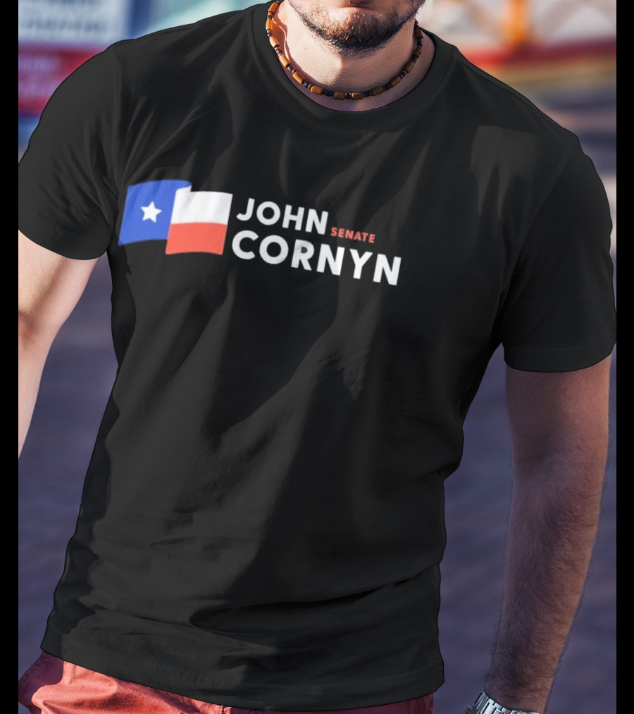 Texas Flag John Cornyn Senate 2026 Campaign T-Shirt