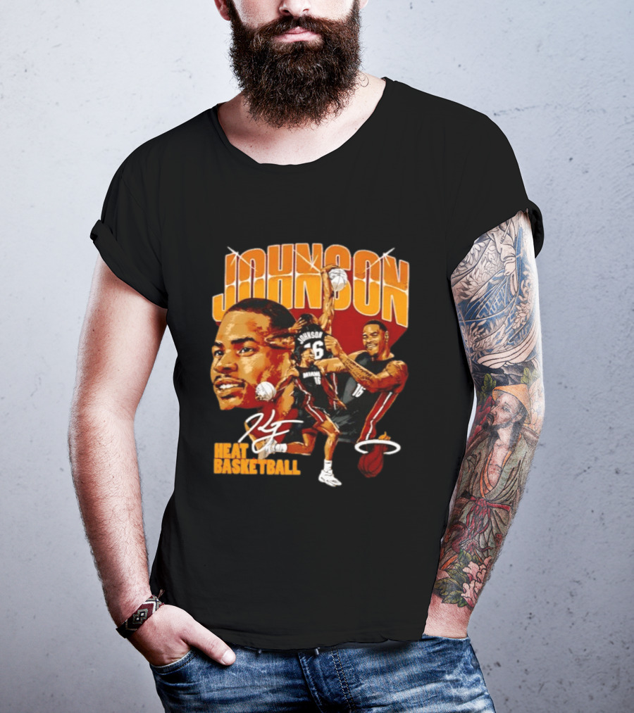 Johnson Heat Basketball Keyonte Johnson Miami 16 T-Shirt