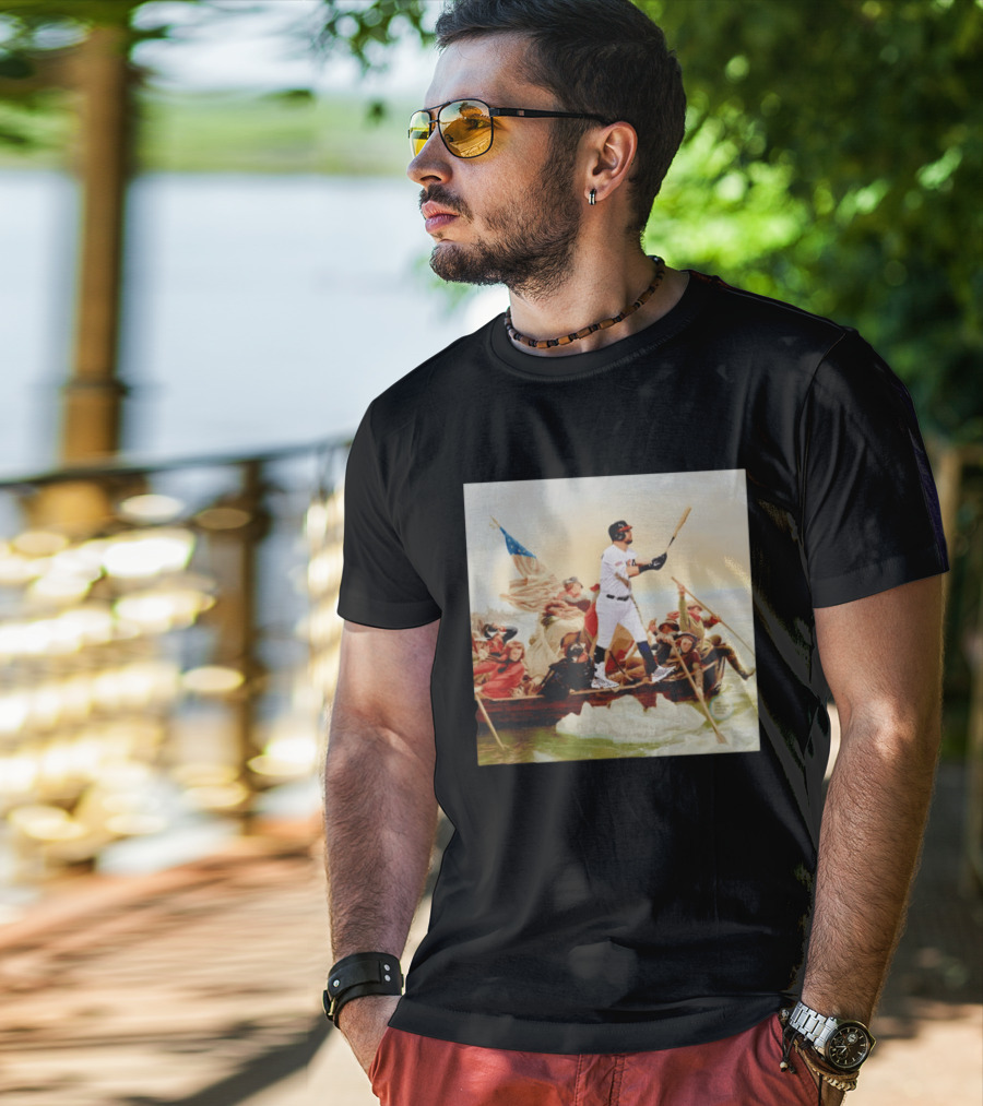Kyle Schwarber USA Baseball Team Washington Crossing The Delaware T-Shirt