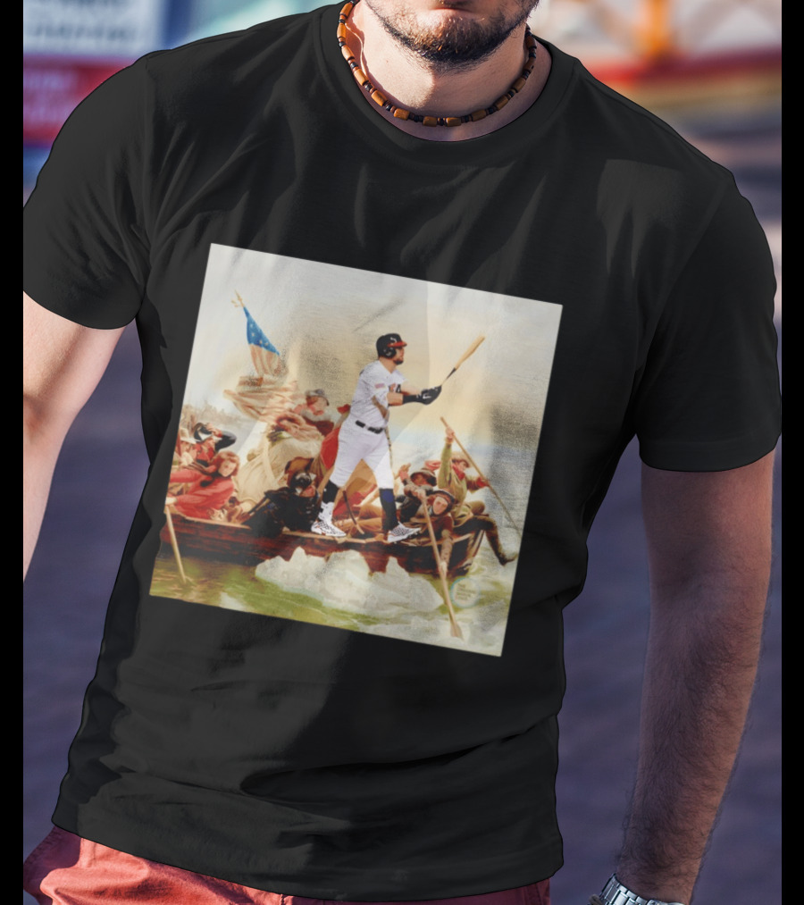 Kyle Schwarber USA Baseball Team Washington Crossing The Delaware T-Shirt