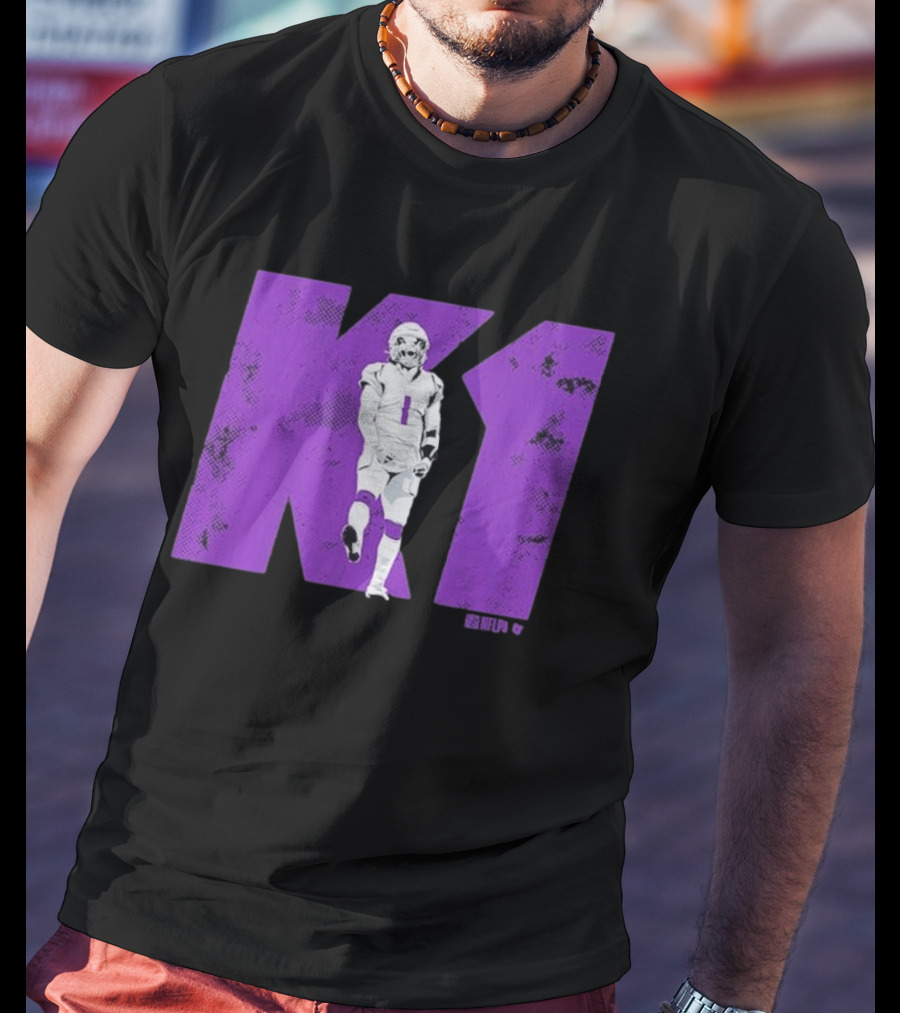Kyler Murray K1 Purple Football Minnesota Player T-Shirt