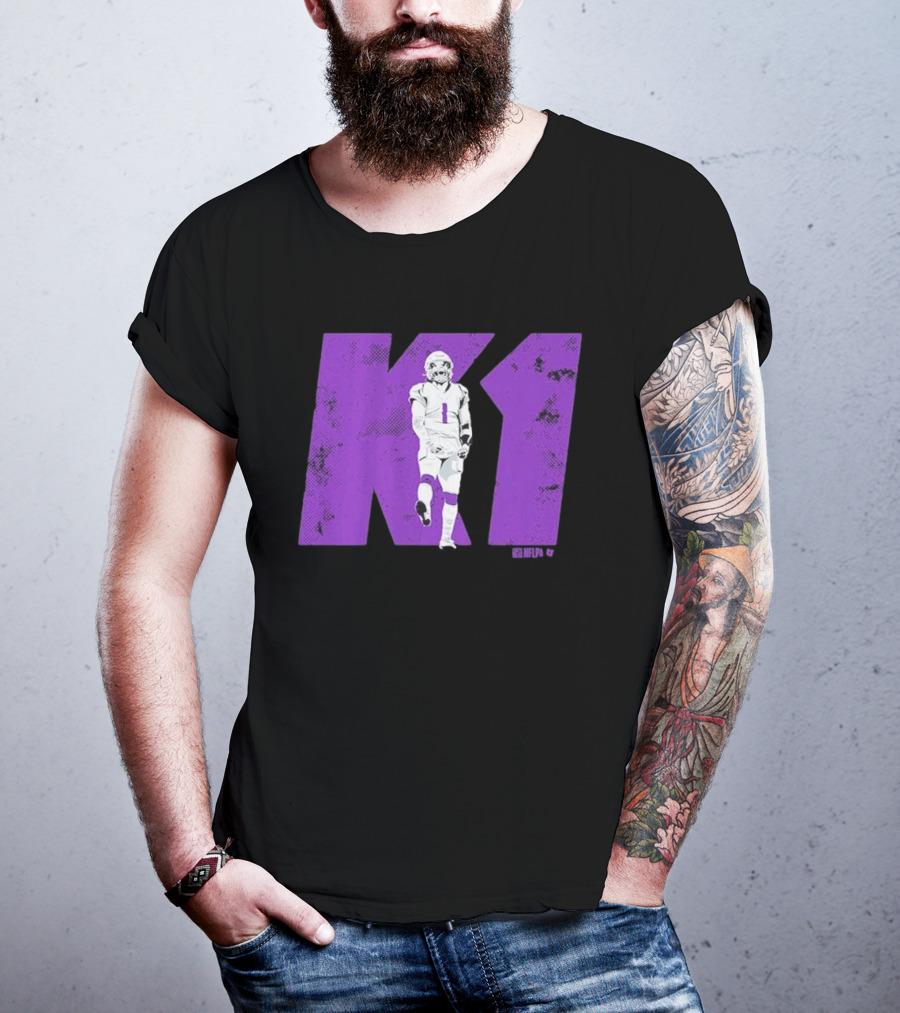 Kyler Murray K1 Purple Football Minnesota Player T-Shirt