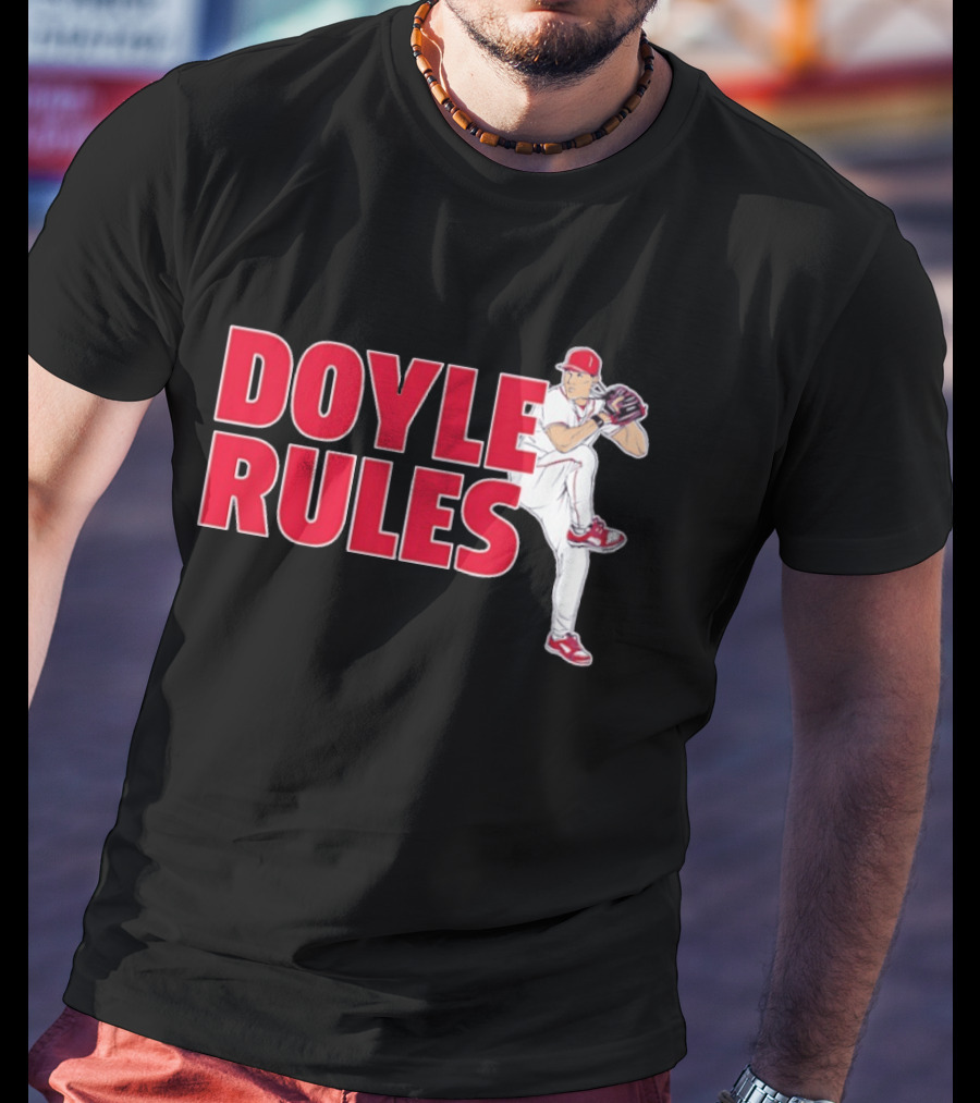 Doyle Rules St Louis Cardinals Pitcher Action T-Shirt