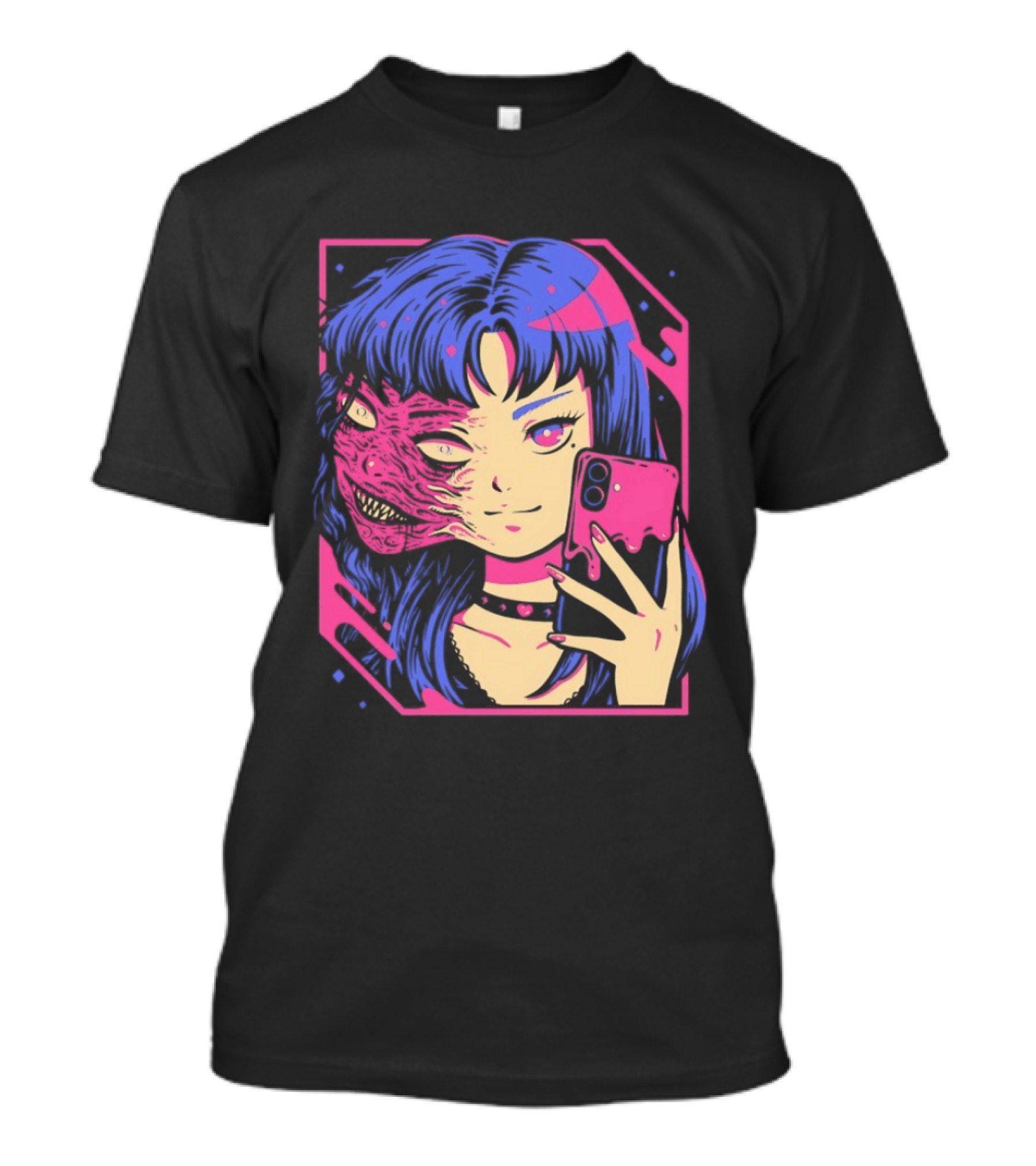 Love Me To Death Again Anime Zombie Aesthetic Pastel Goth T-Shirt