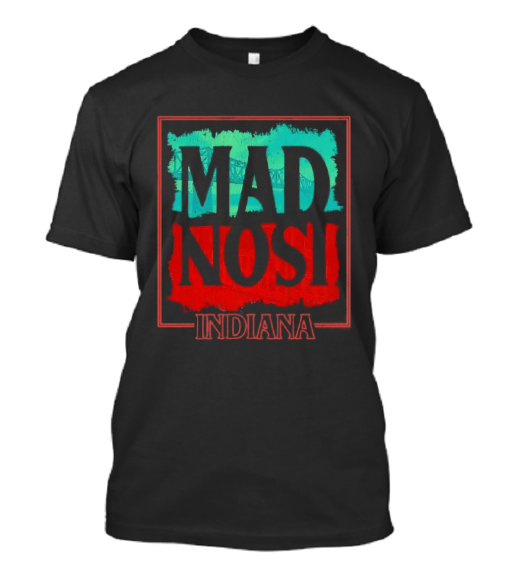 Madison Indiana Bridge Building Stranger Things T-Shirt