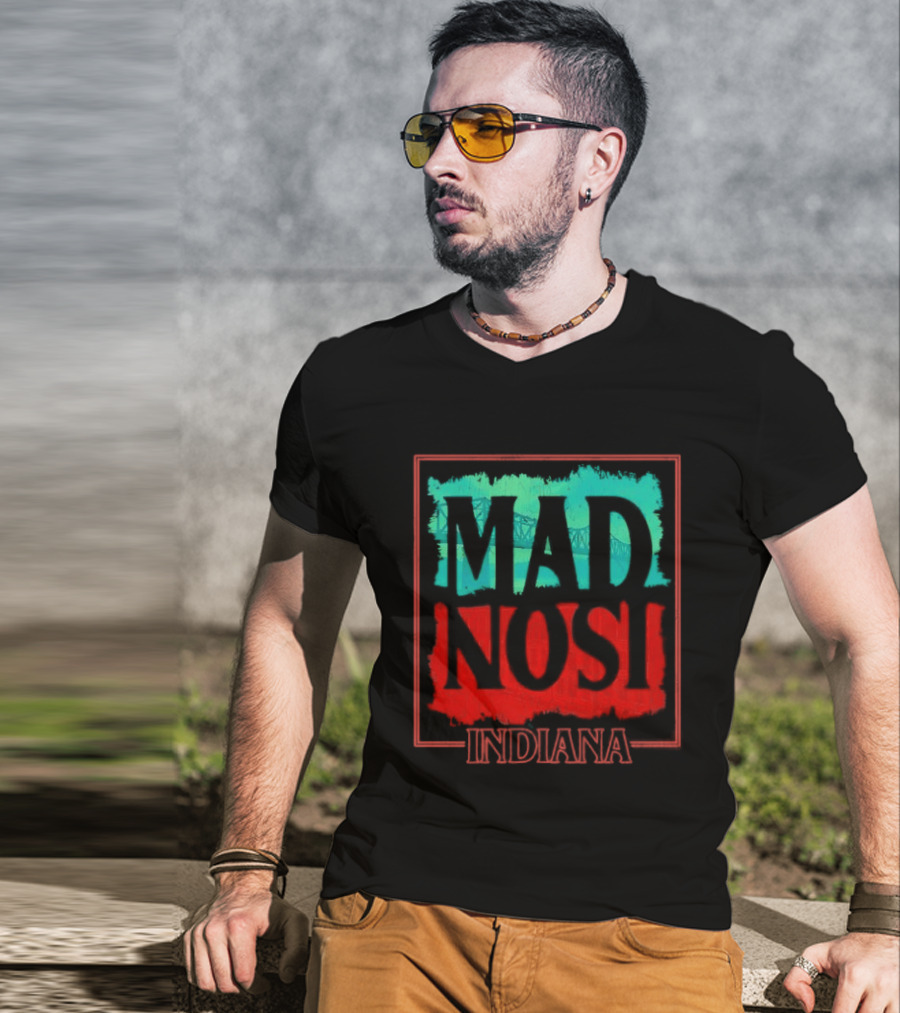 Madison Indiana Bridge Building Stranger Things T-Shirt