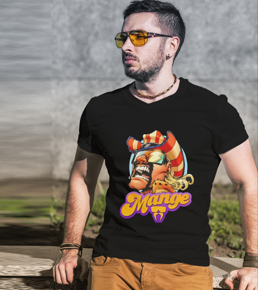 Mange 2nd Chance Campaign Mange Big Face T-Shirt