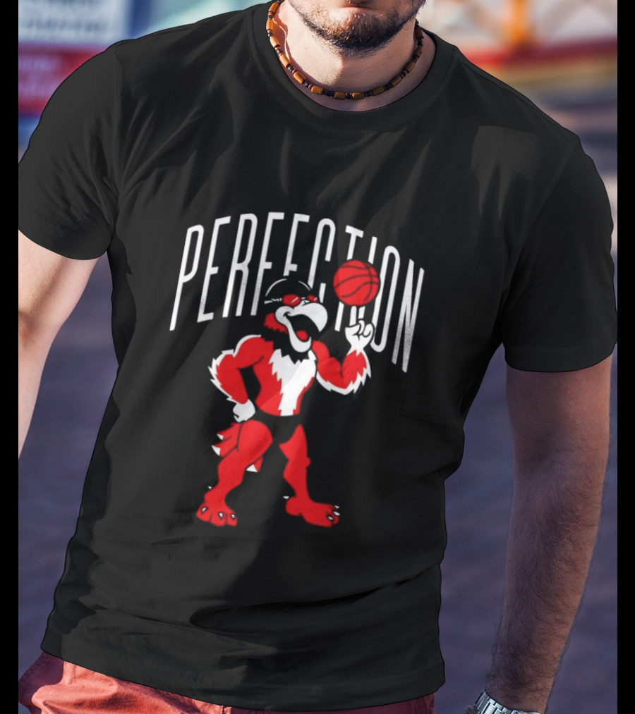 Miami RedHawks Perfection Basketball Bird T-Shirt
