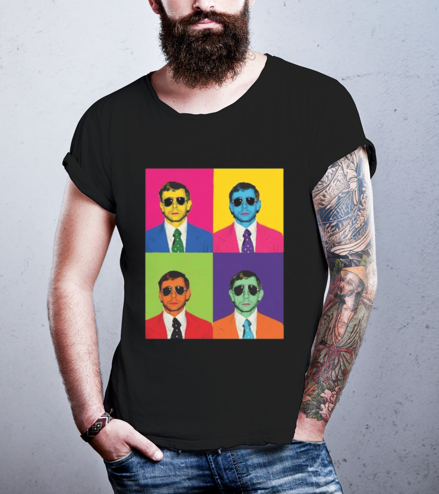 Mike Vining Pop Art Style Multicolor T-Shirt