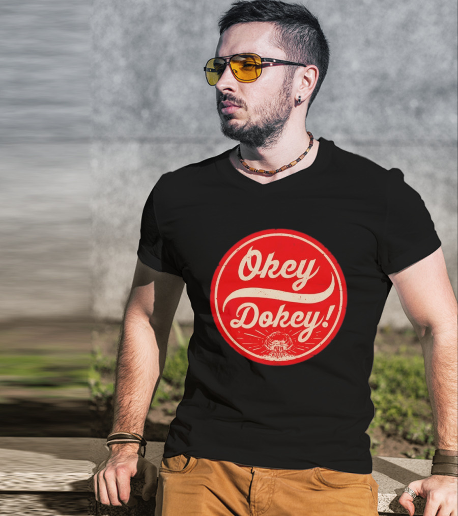 Okey Dokey The Last Drink Red Circle T-Shirt