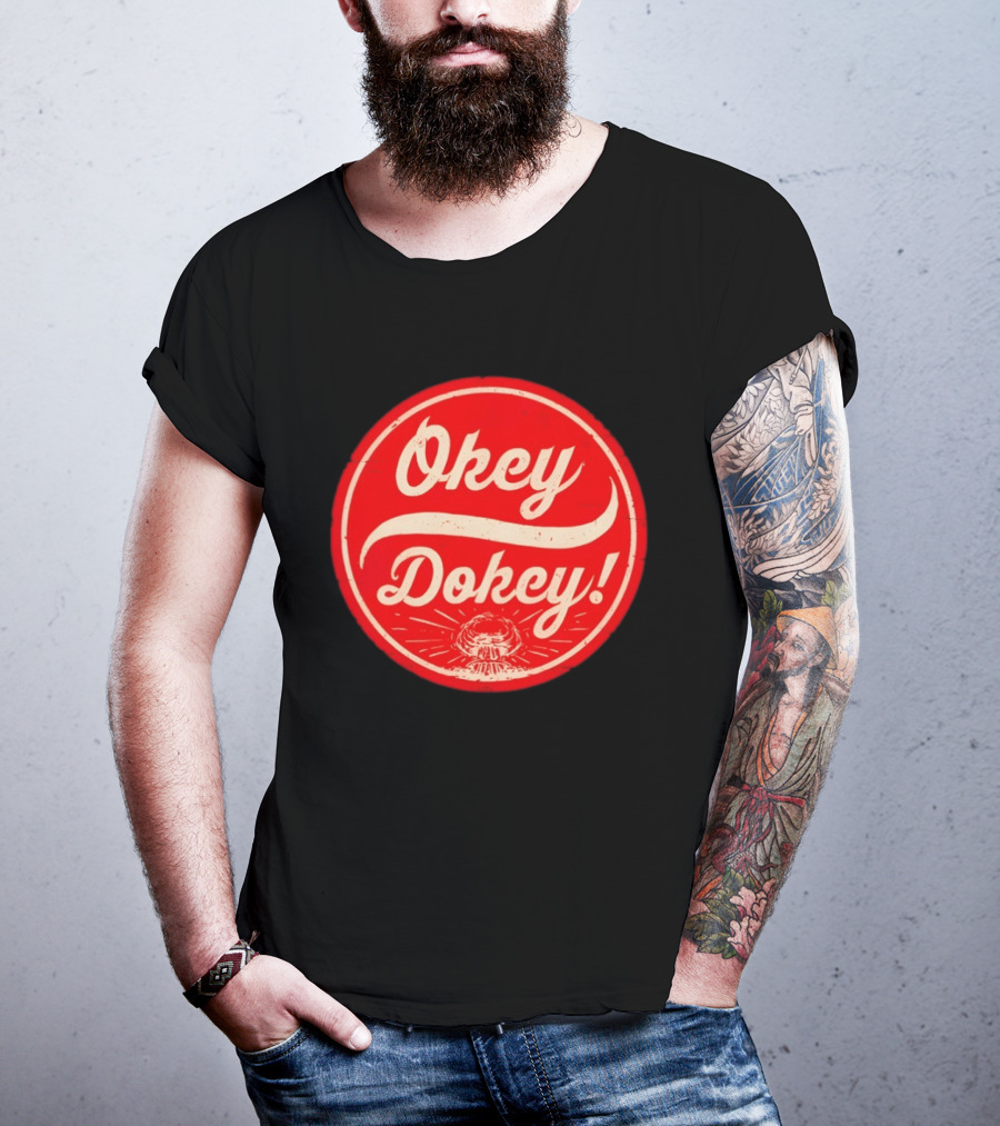 Okey Dokey The Last Drink Red Circle T-Shirt