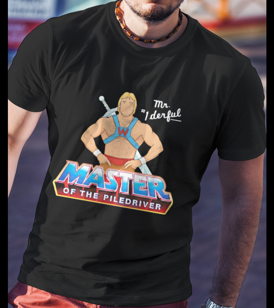 Master Of The Piledriver Mr. Wonderful Paul Orndorff Wrestling T-Shirt
