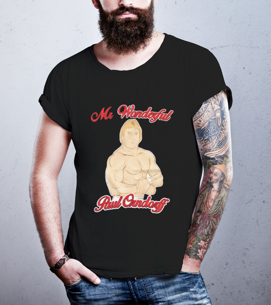 Mr Wonderful Paul Orndorff Vintage Wrestling Legend T-Shirt