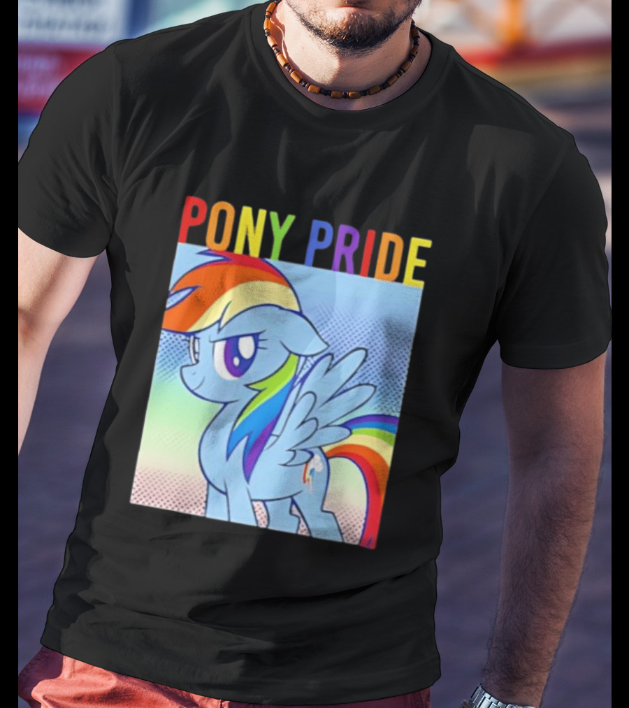 Rainbow Dash Pony Pride My Little Pony Rainbow T-Shirt