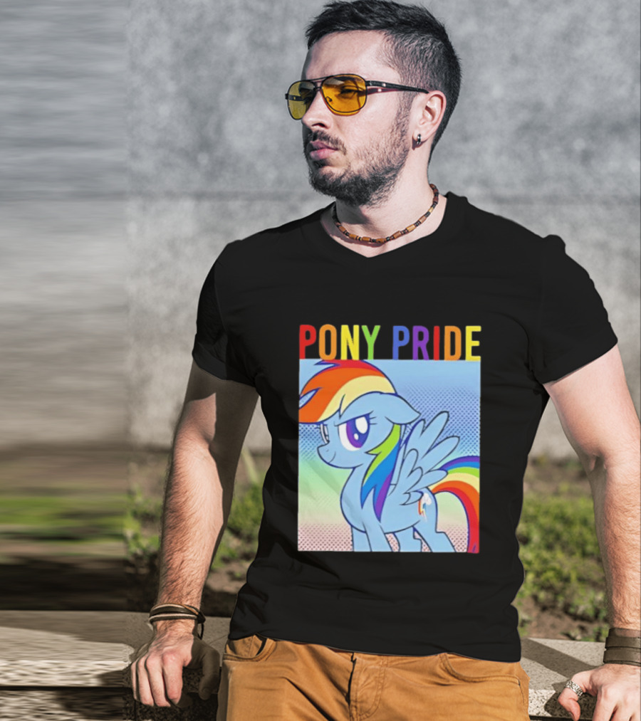 Rainbow Dash Pony Pride My Little Pony Rainbow T-Shirt