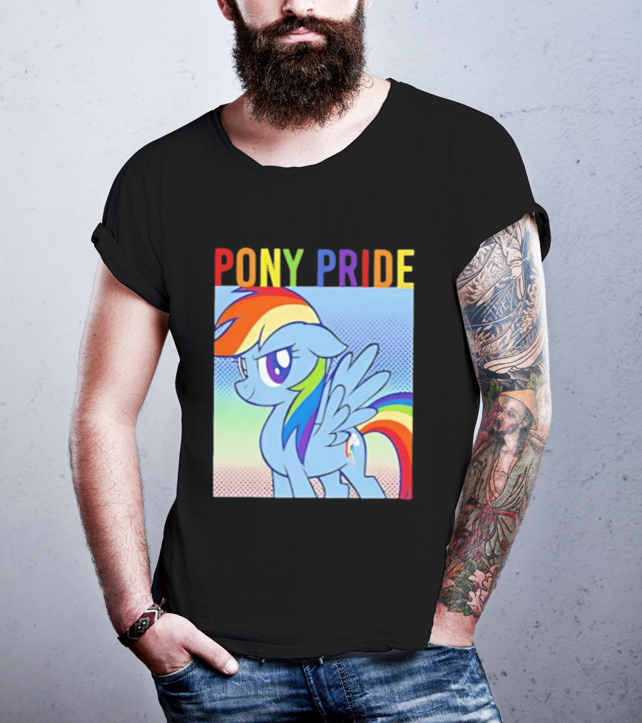 Rainbow Dash Pony Pride My Little Pony Rainbow T-Shirt