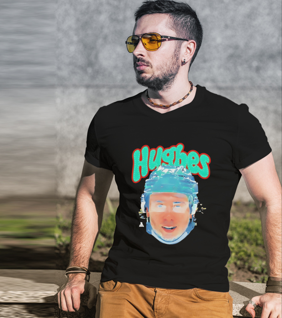 Quinn Hughes 43 Hughes Minnesota Wild Big Head 2026 T-Shirt