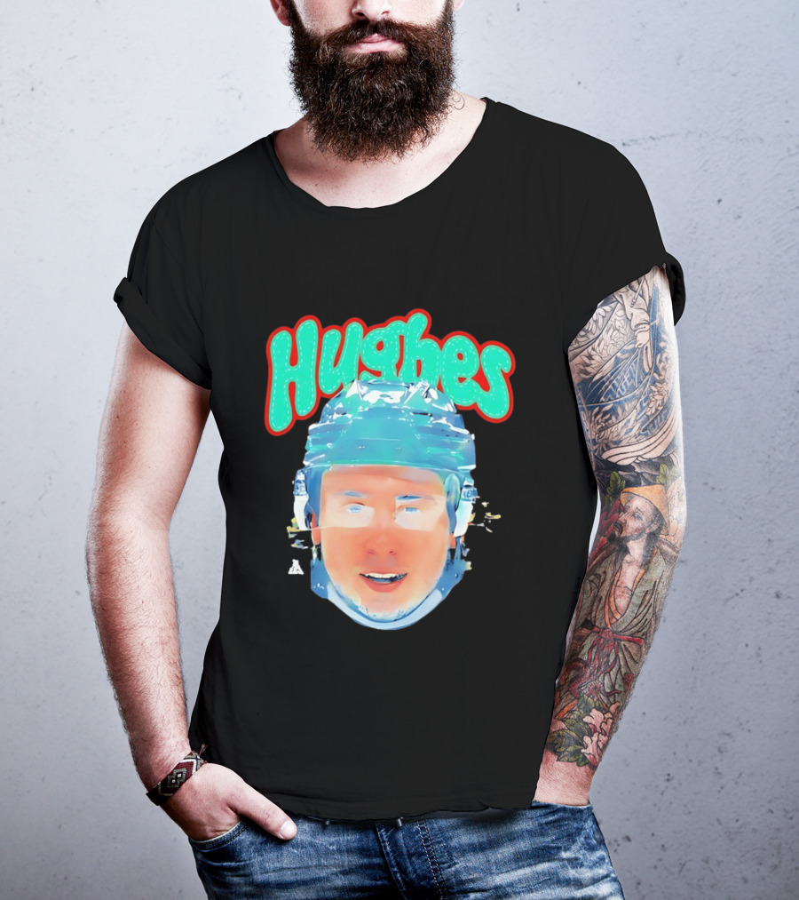 Quinn Hughes 43 Hughes Minnesota Wild Big Head 2026 T-Shirt