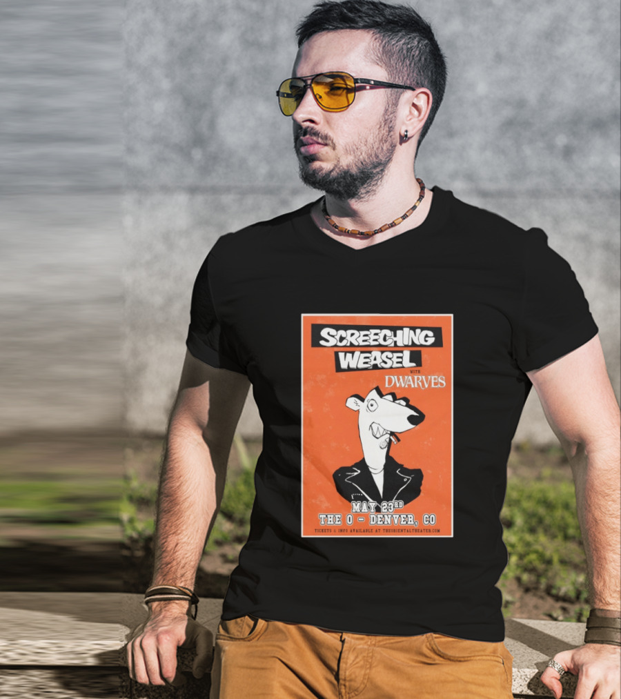Screeching Weasel With Dwarves May 23rd The O Denver CO T-Shirt