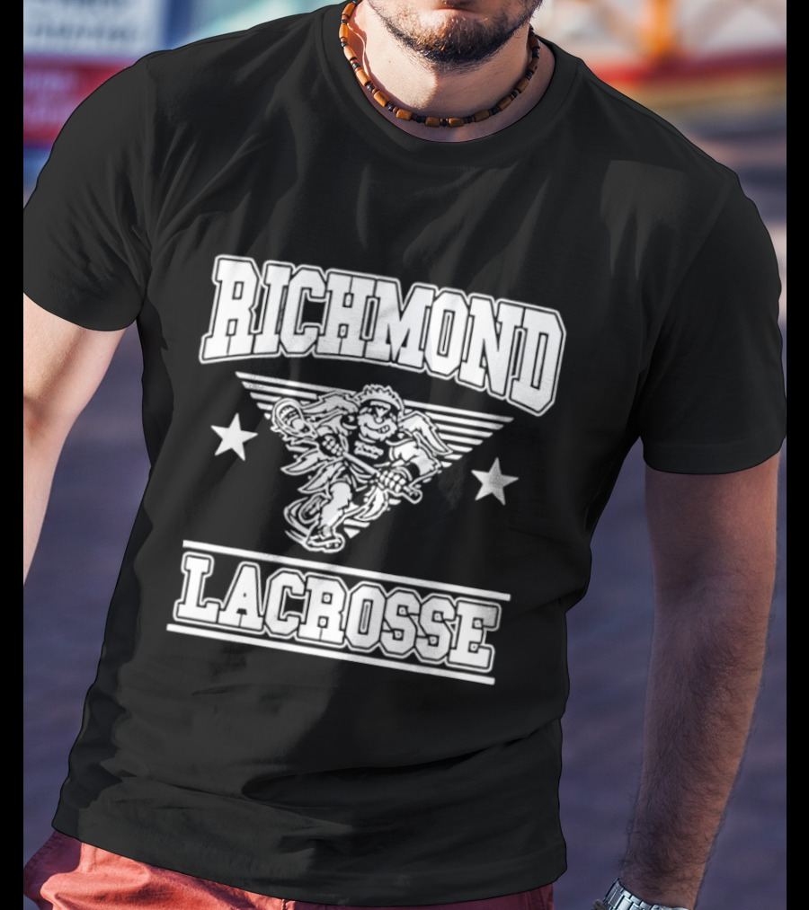 Richmond Lacrosse Vintage Motocross Star Racer T-Shirt