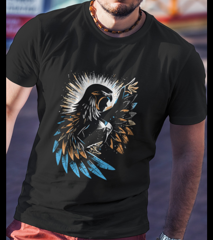 Sorceress Of Castle Grayskull The Falcon Sorceress Bold Colorful Bird T-Shirt