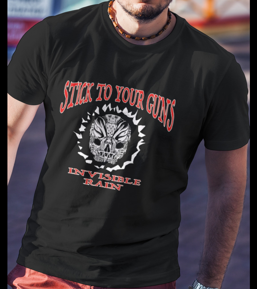 Stick To Your Guns Skull Invisible Rain T-Shirt