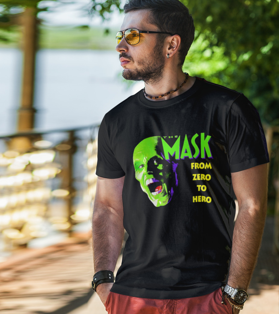 The Mask Movie From Zero To Hero Face T-Shirt