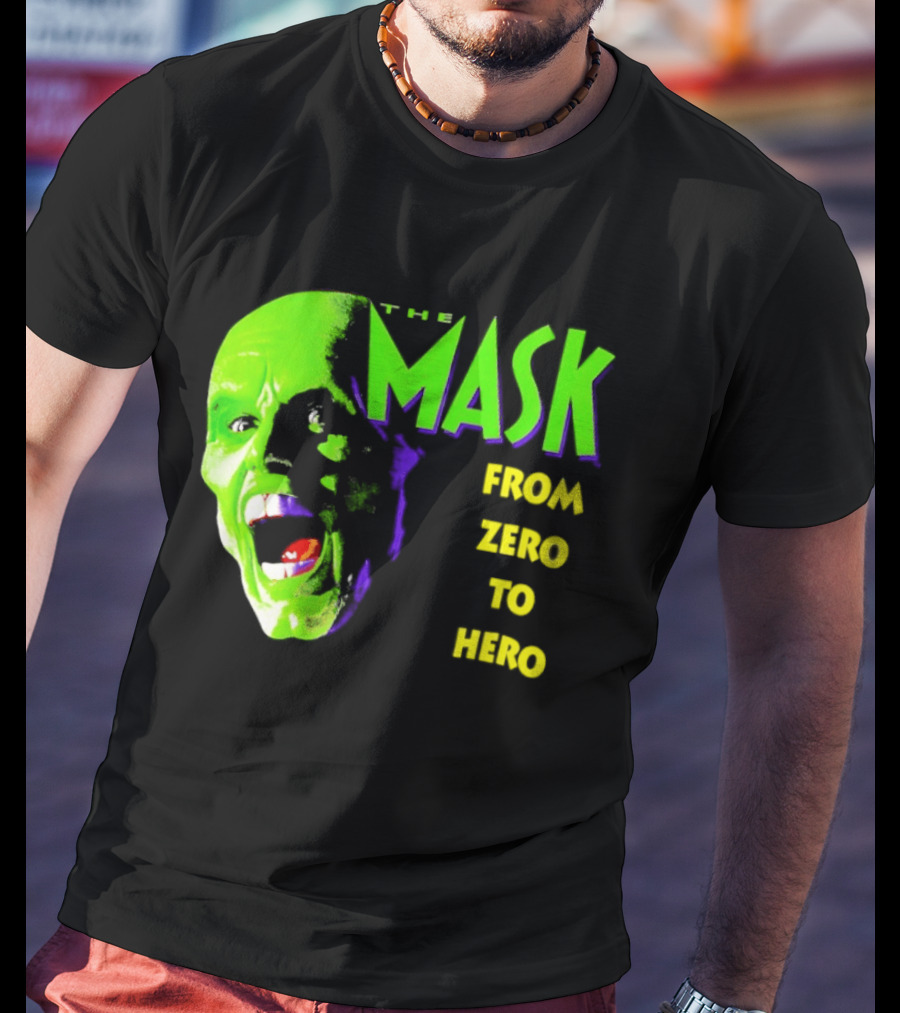 The Mask Movie From Zero To Hero Face T-Shirt