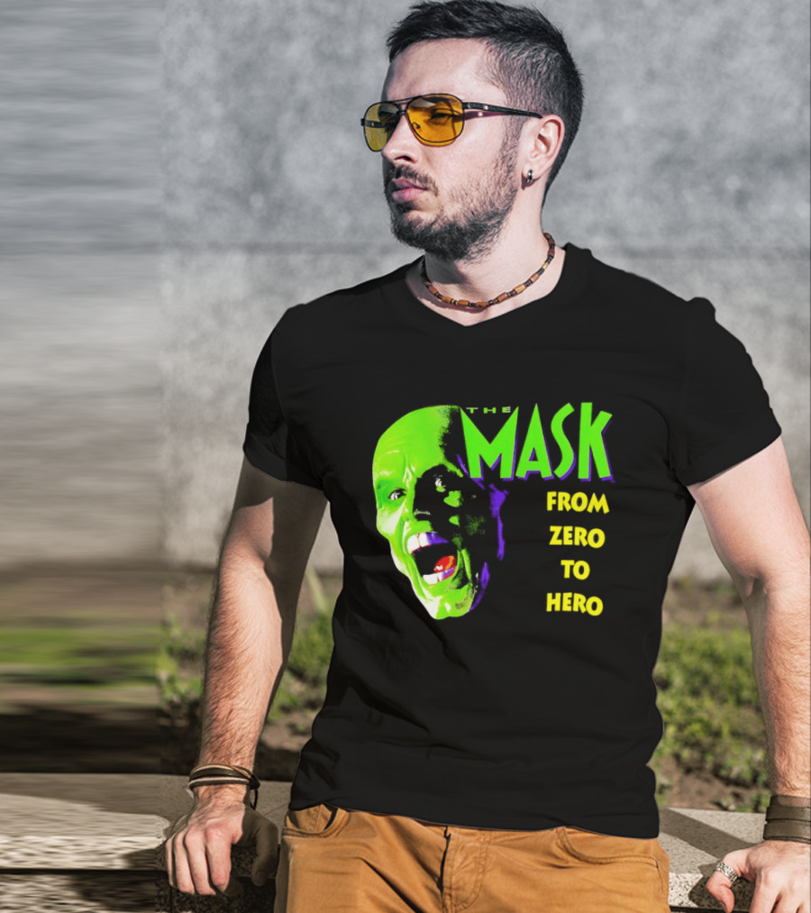 The Mask Movie From Zero To Hero Face T-Shirt