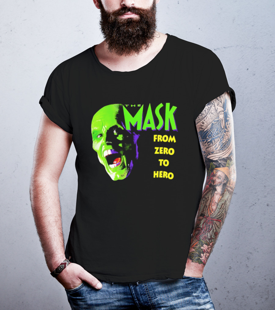 The Mask Movie From Zero To Hero Face T-Shirt
