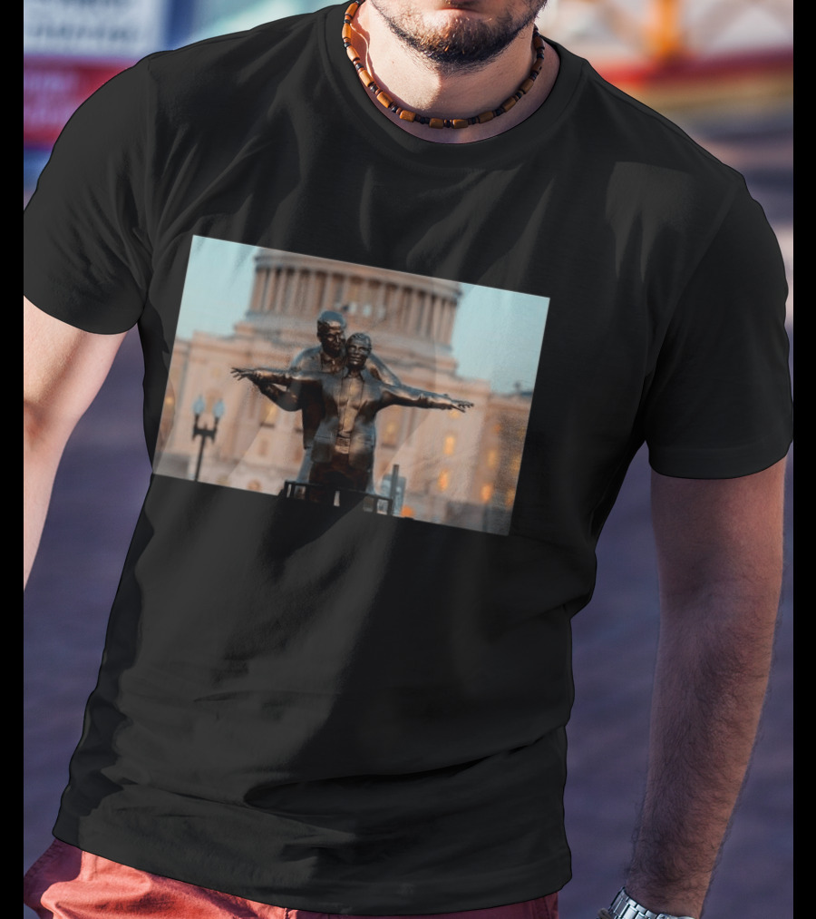 Titanic Trump Epstein Statue At Capitol Building T-Shirt