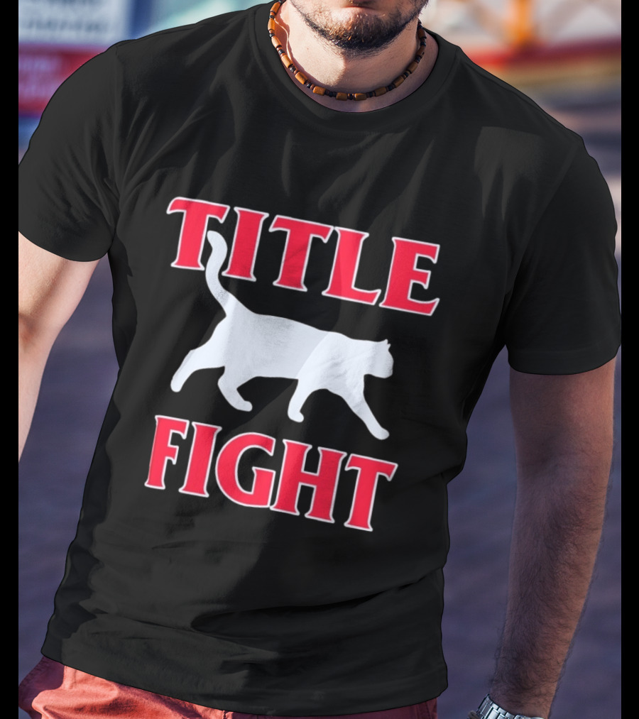 Title Fight Cat Silhouette Stray Rats Fanmade T-Shirt