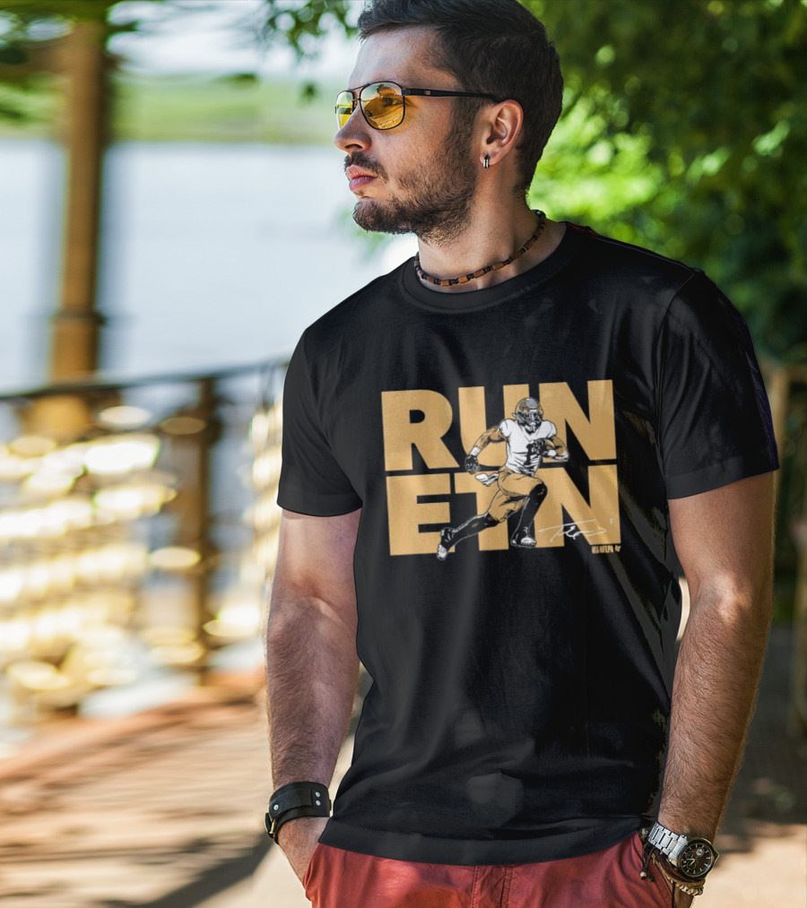 Travis Etienne Run ETN Football NOLA T-Shirt