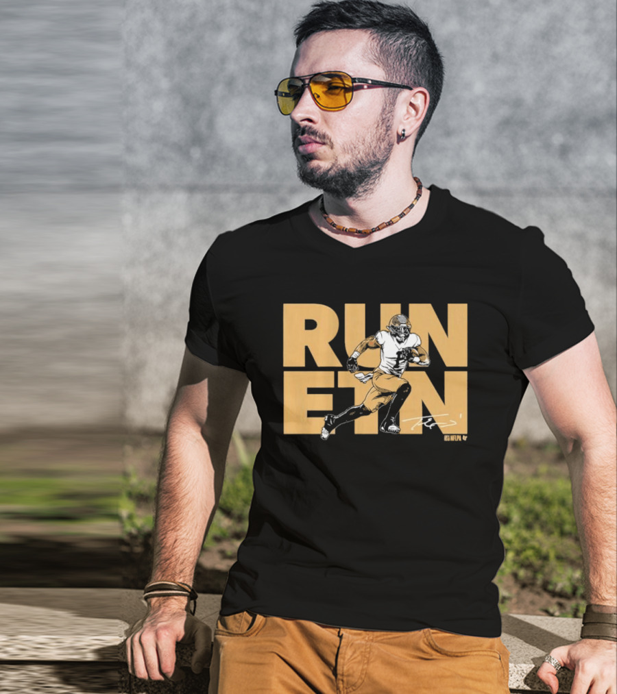 Travis Etienne Run ETN Football NOLA T-Shirt
