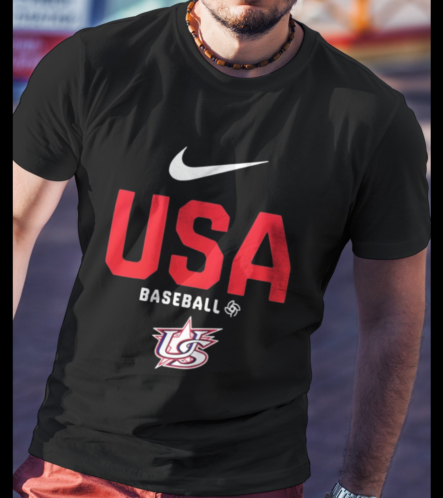 USA Baseball Nike Logo Team USA Sports Fan T-Shirt