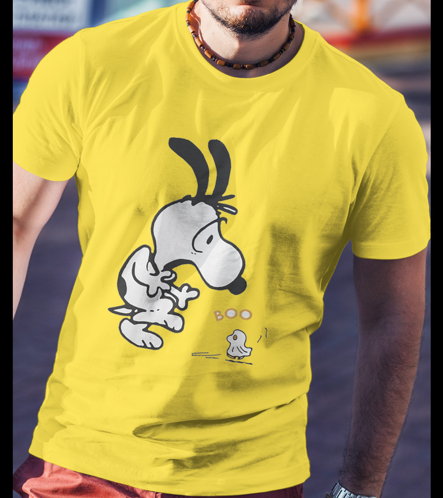 Just A Woman Who Loves Snoopy Boo Halloween T-Shirt