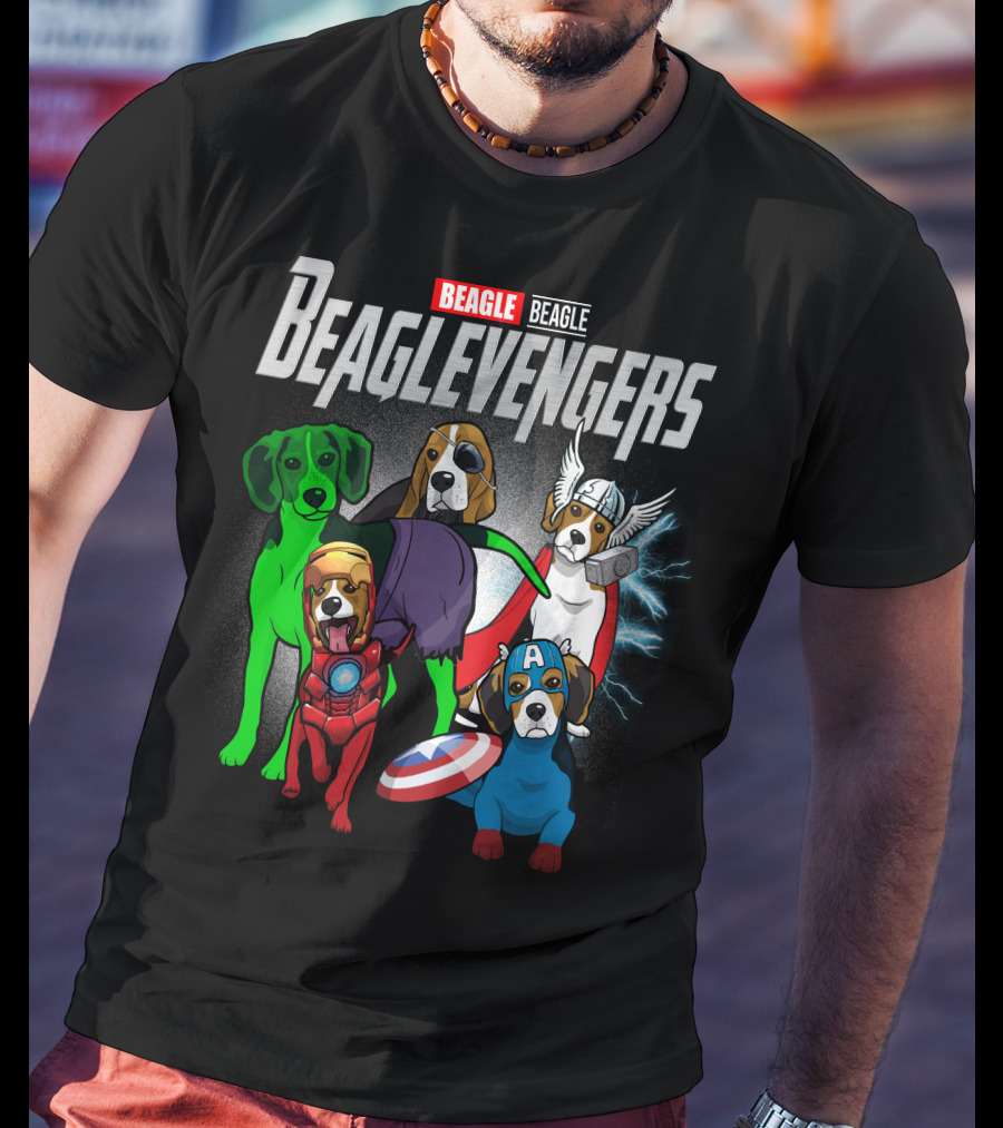 Beagle Beaglevengers Marvel Dog Heroes T-Shirt