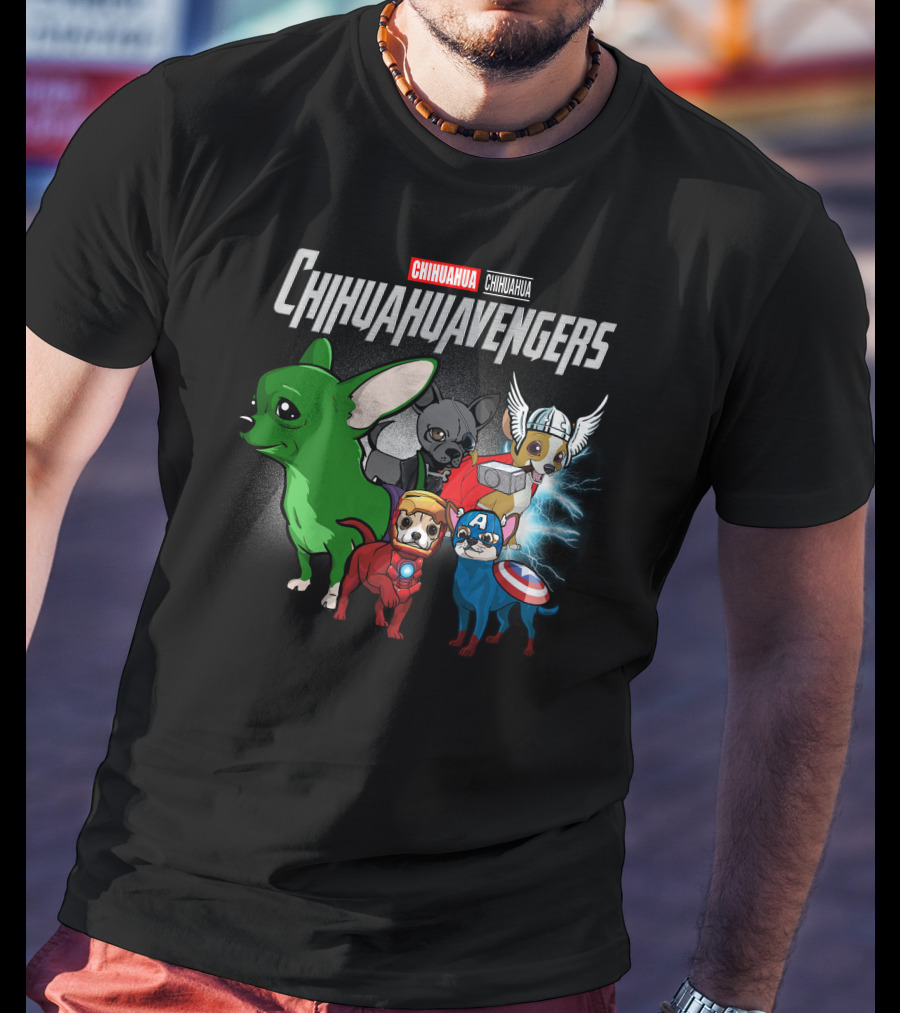 Chihuahua Chihuahuavengers Avengers Hero Dogs T-Shirt