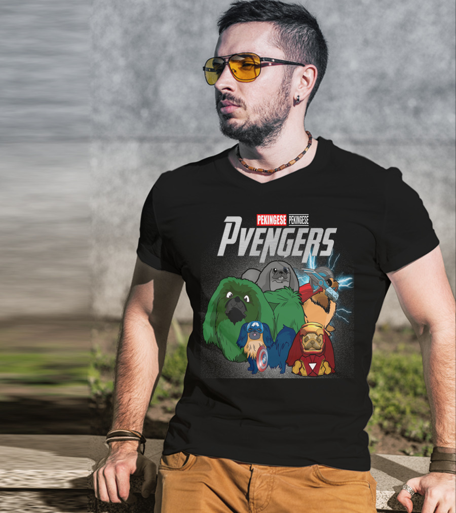 Pekingese Pyvengers T-Shirt