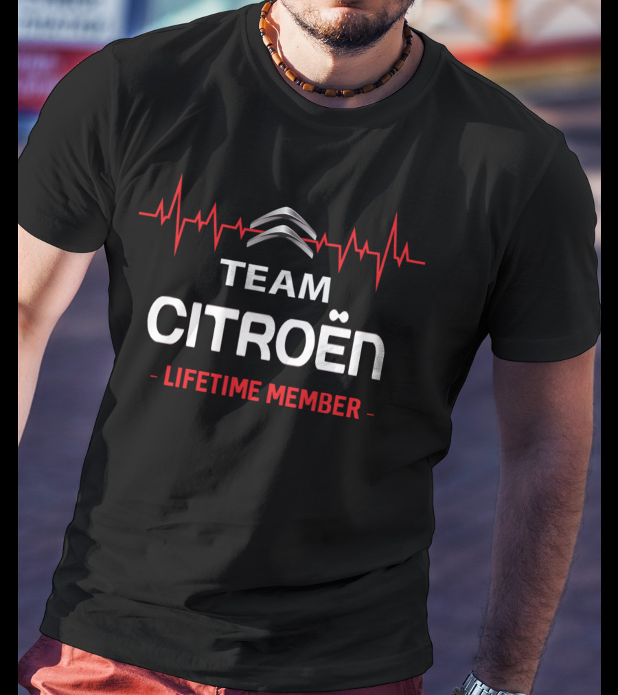 Team Citroën Lifetime Member Heartbeat T-Shirt