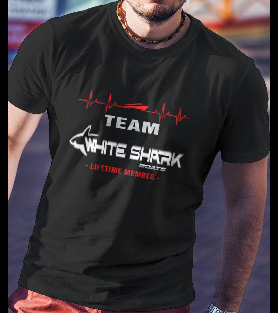Team White Shark Boats Lifetime Member T-Shirt