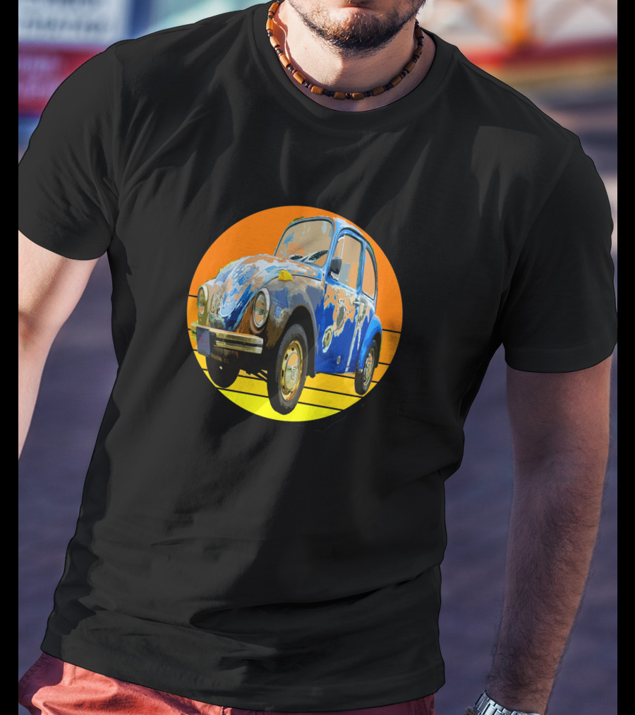 72 Super Sunset Classic Beetle Vintage Retro T-Shirt
