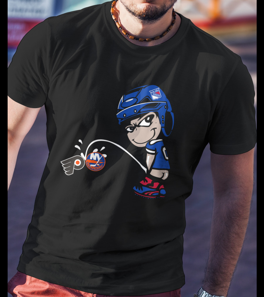 New York Rangers Rivalry Flyers Islanders T-Shirt