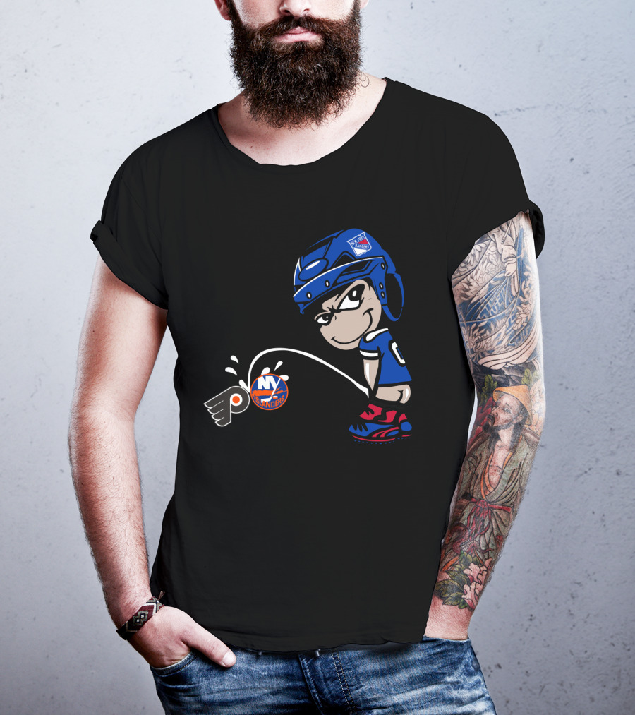 New York Rangers Rivalry Flyers Islanders T-Shirt