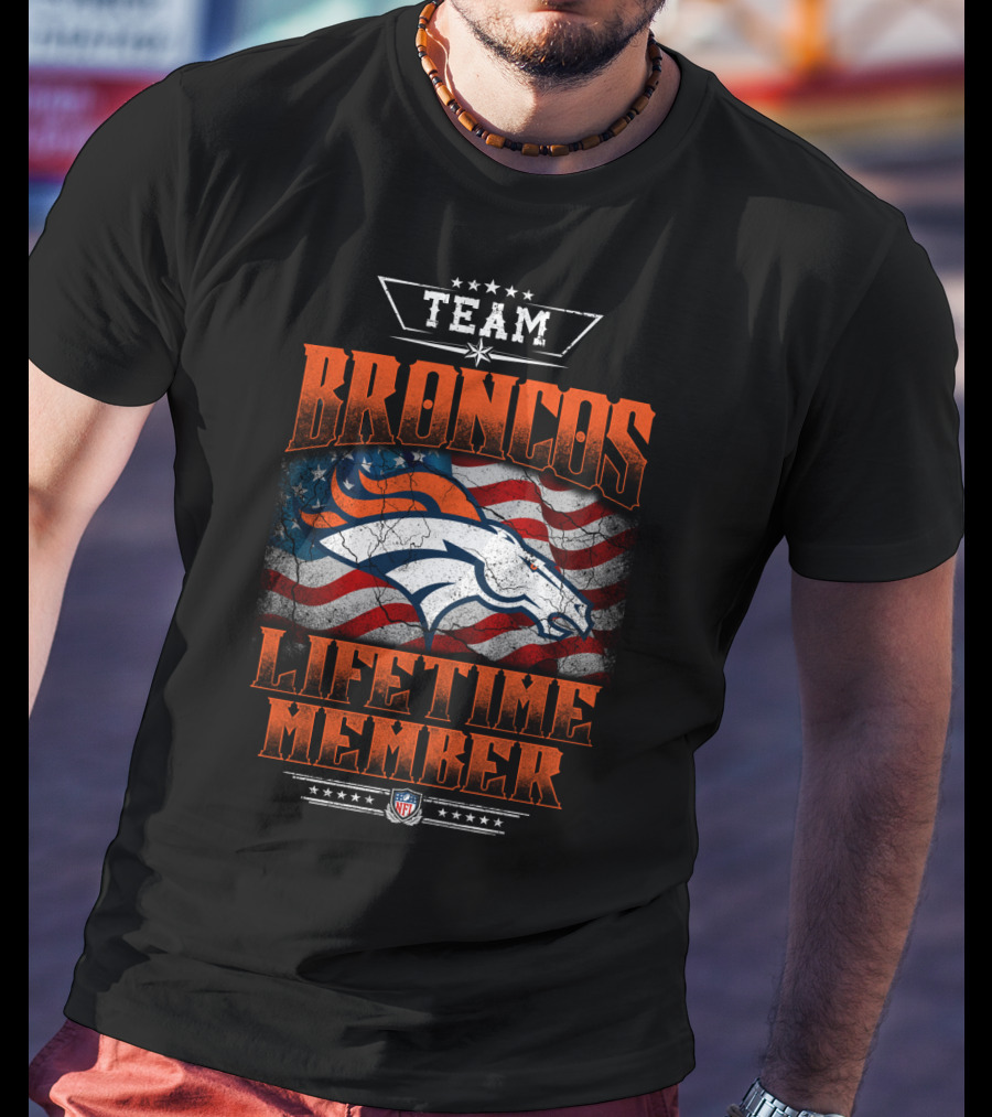 Team Broncos Lifetime Member Nfl T-Shirt