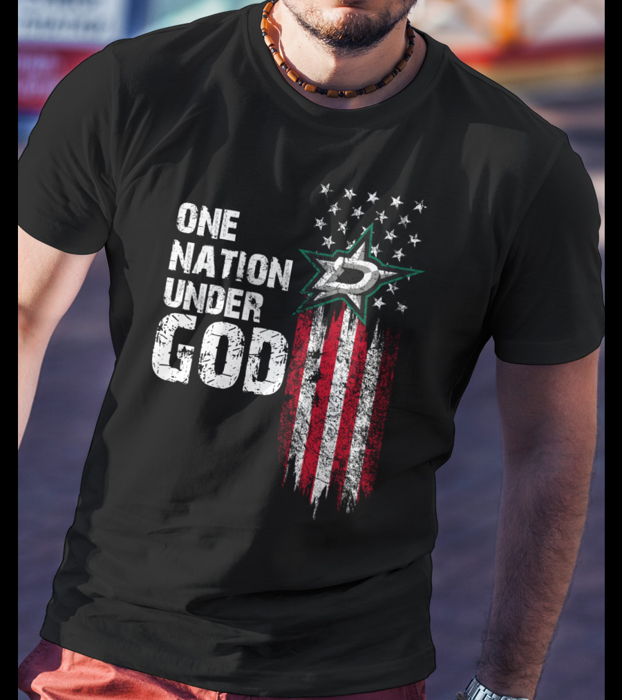 One Nation Under God Dallas Stars T-Shirt