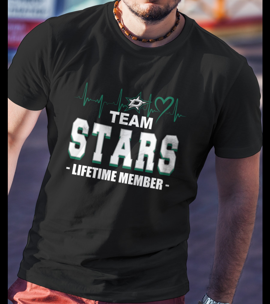 Team Stars Lifetime Member Dallas Stars T-Shirt