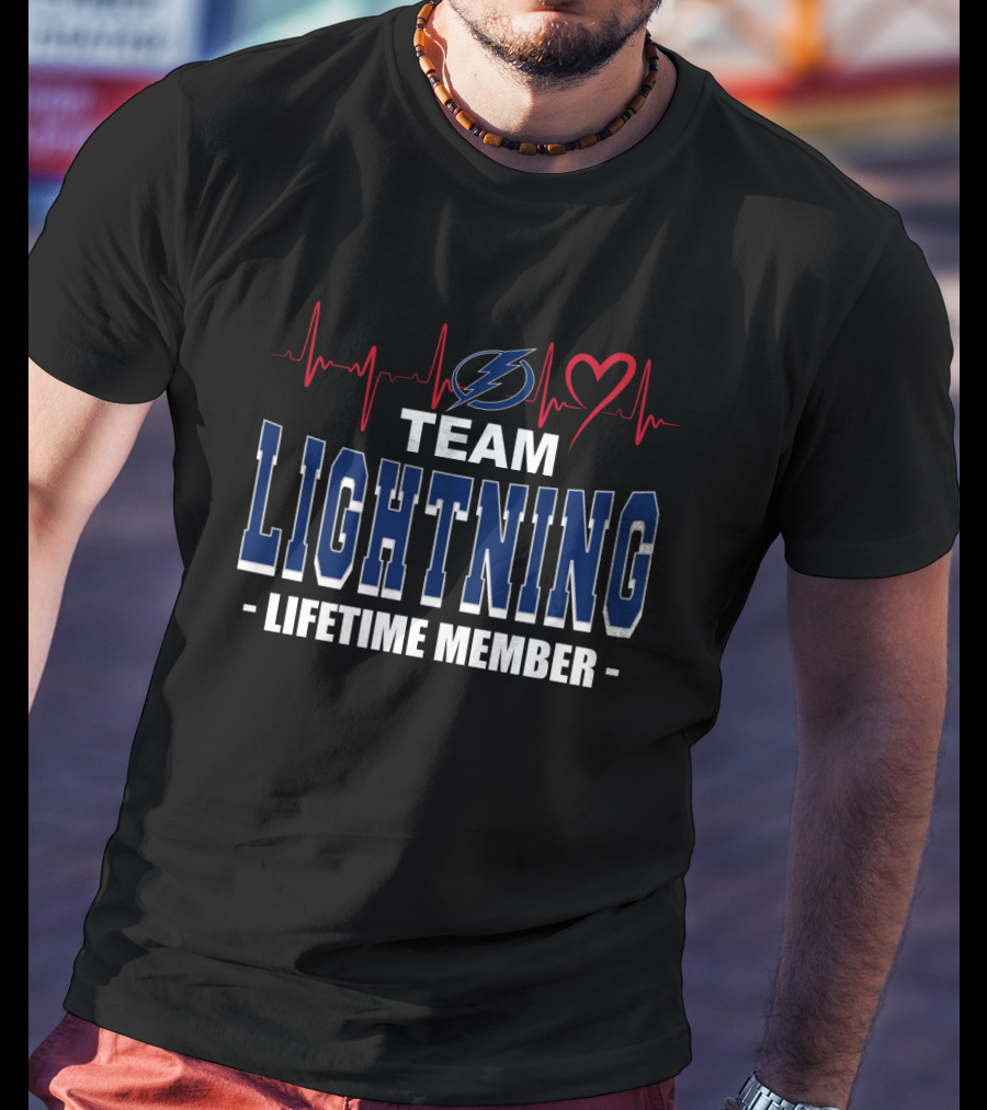 Team Lightning Lifetime Member Tampa Bay Lightning T-Shirt