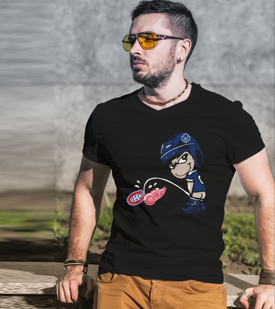 Toronto Maple Leafs Rivalry Detroit Red Wings Hockey T-Shirt