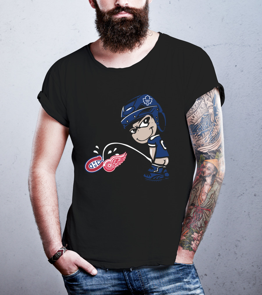 Toronto Maple Leafs Rivalry Detroit Red Wings Hockey T-Shirt